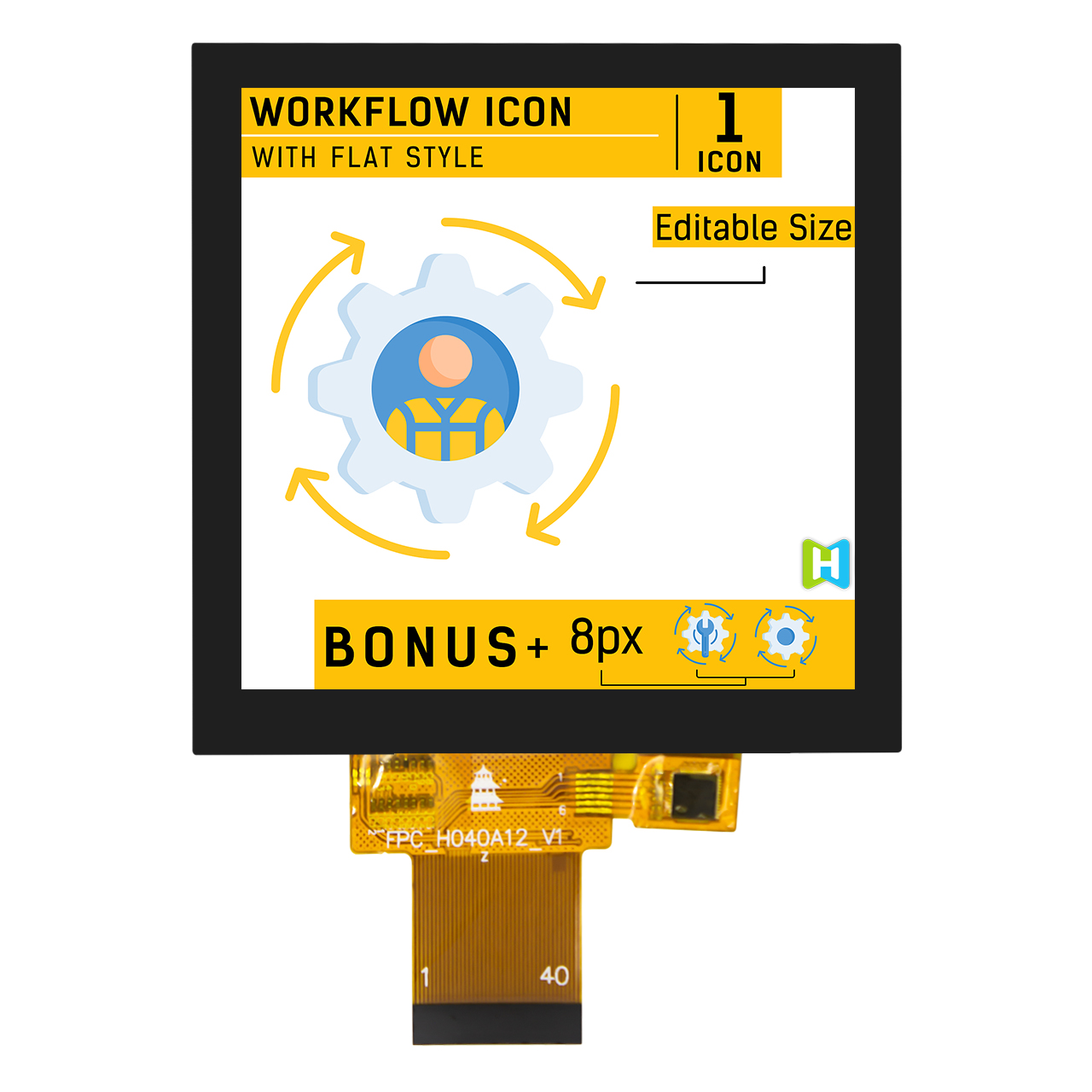 4 Inch Capacitive Touch TFT LCD Display