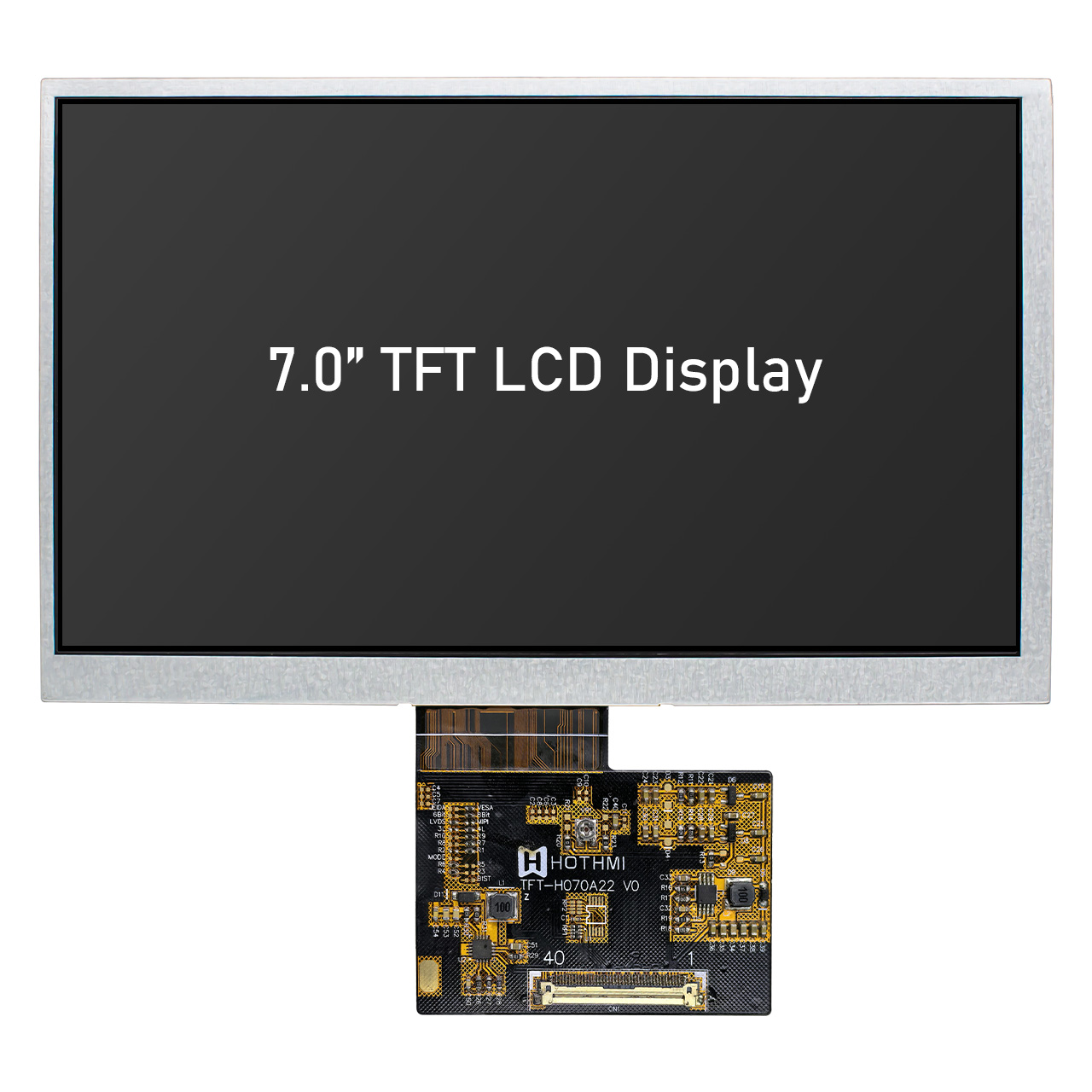 7" TFT LCD Display | 1024x600 IPS High-brightness