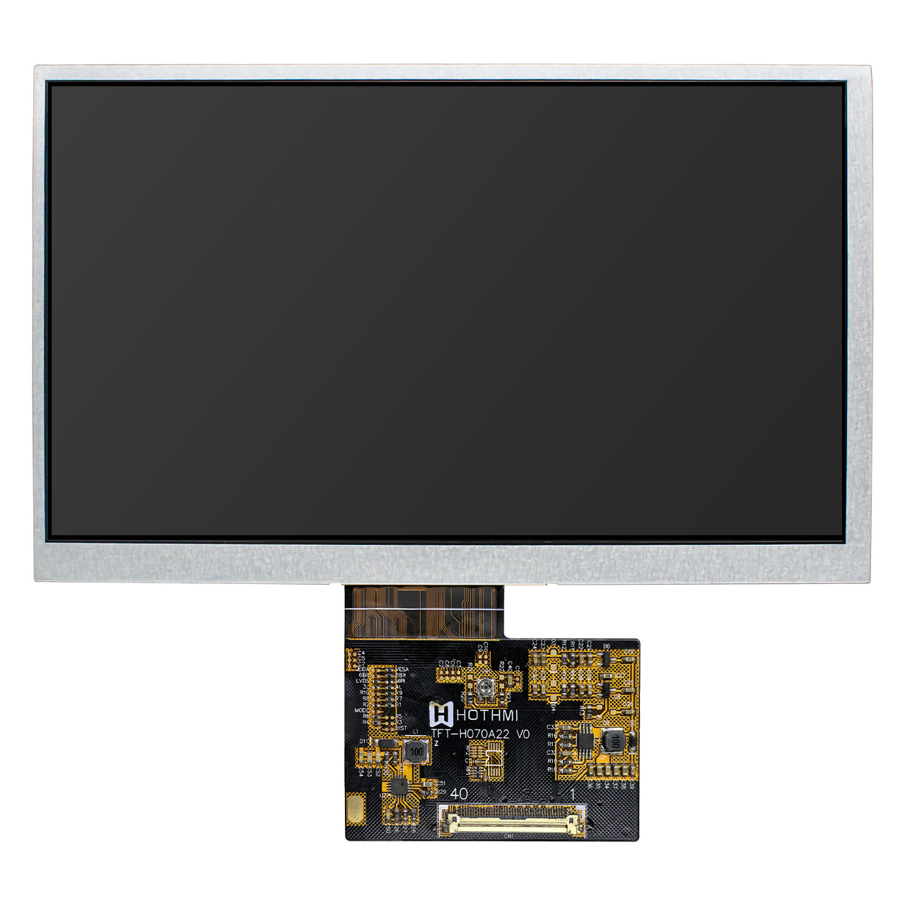7" TFT LCD Display | 1024x600 IPS High-brightness