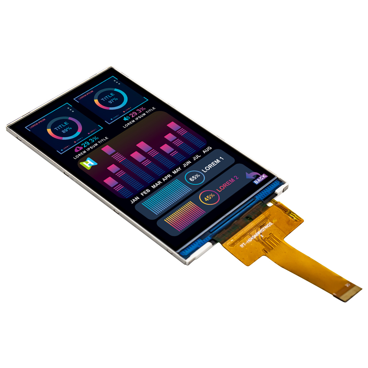 4 Inch IPS TFT LCD | 480x800 Resolution MIPI DSI With ST7701S