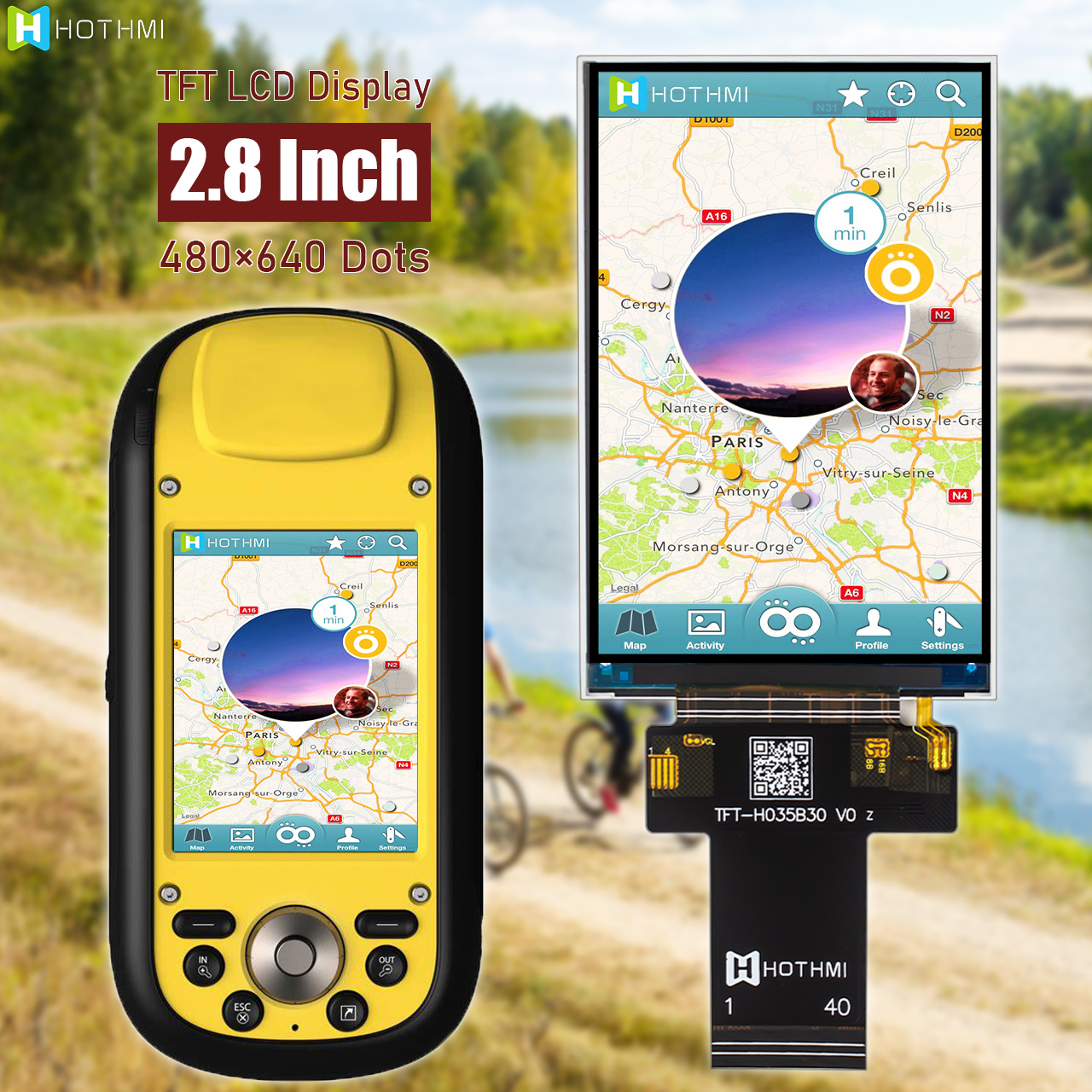 3.5 Inch 320x480 TFT LCD Display with ST7796 Controller