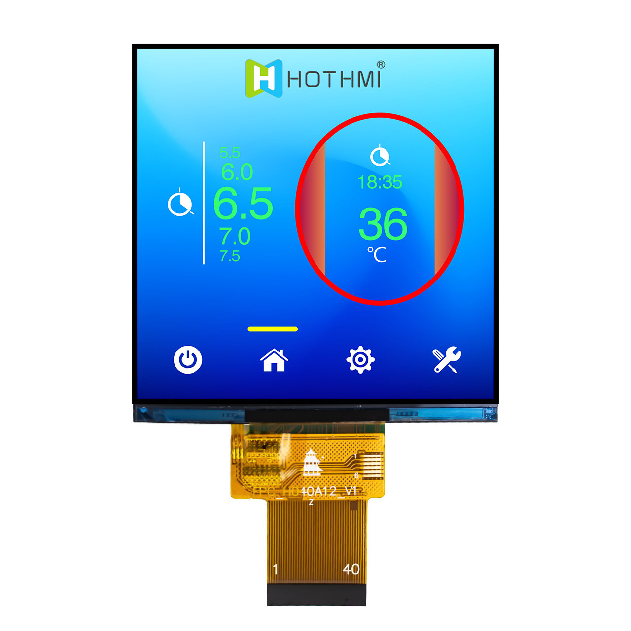 4 Inch TFT LCD Display | 320x320 Resolution SPI interface