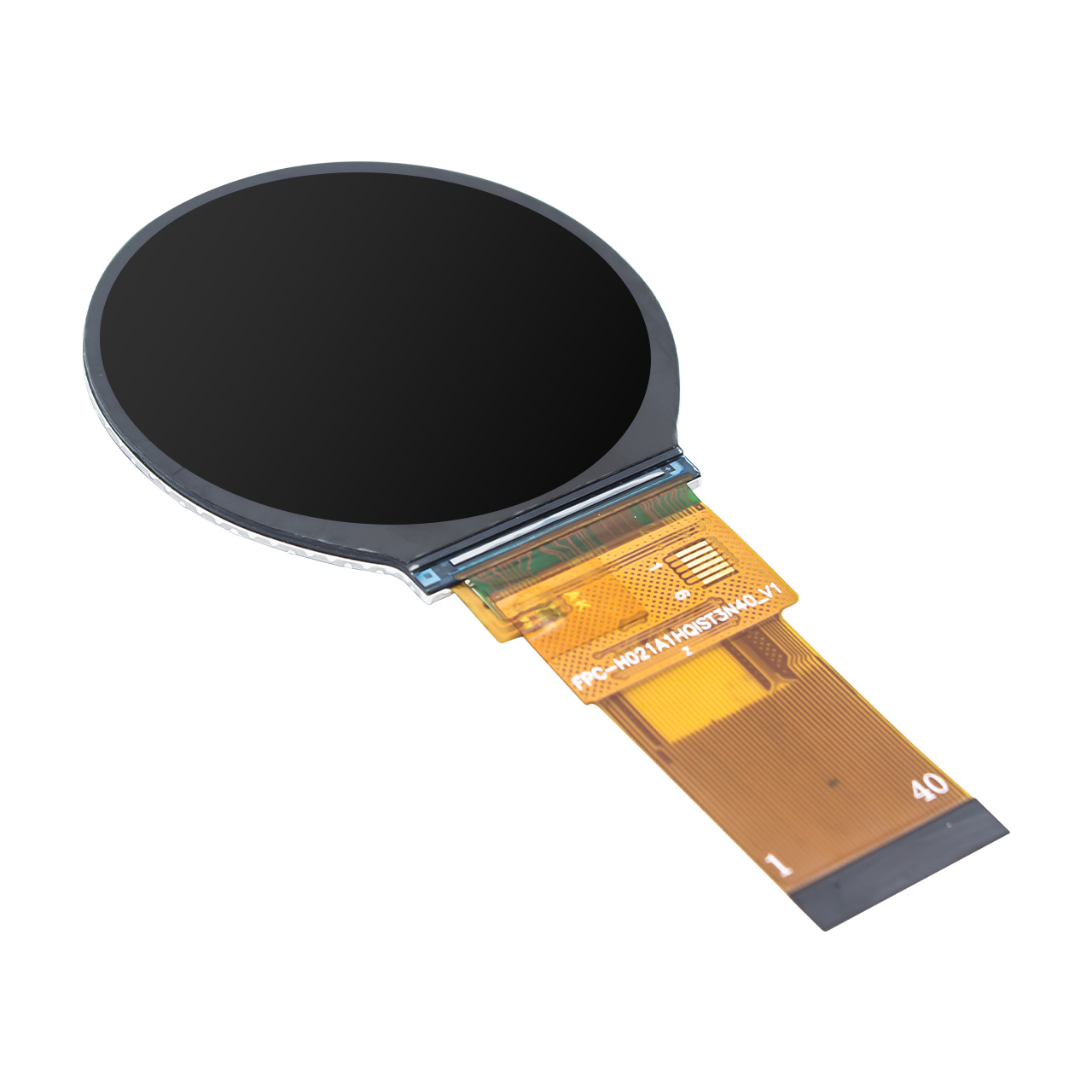 2.1 Inch Round TFT LCD Display With Capacitive Touchscreen 