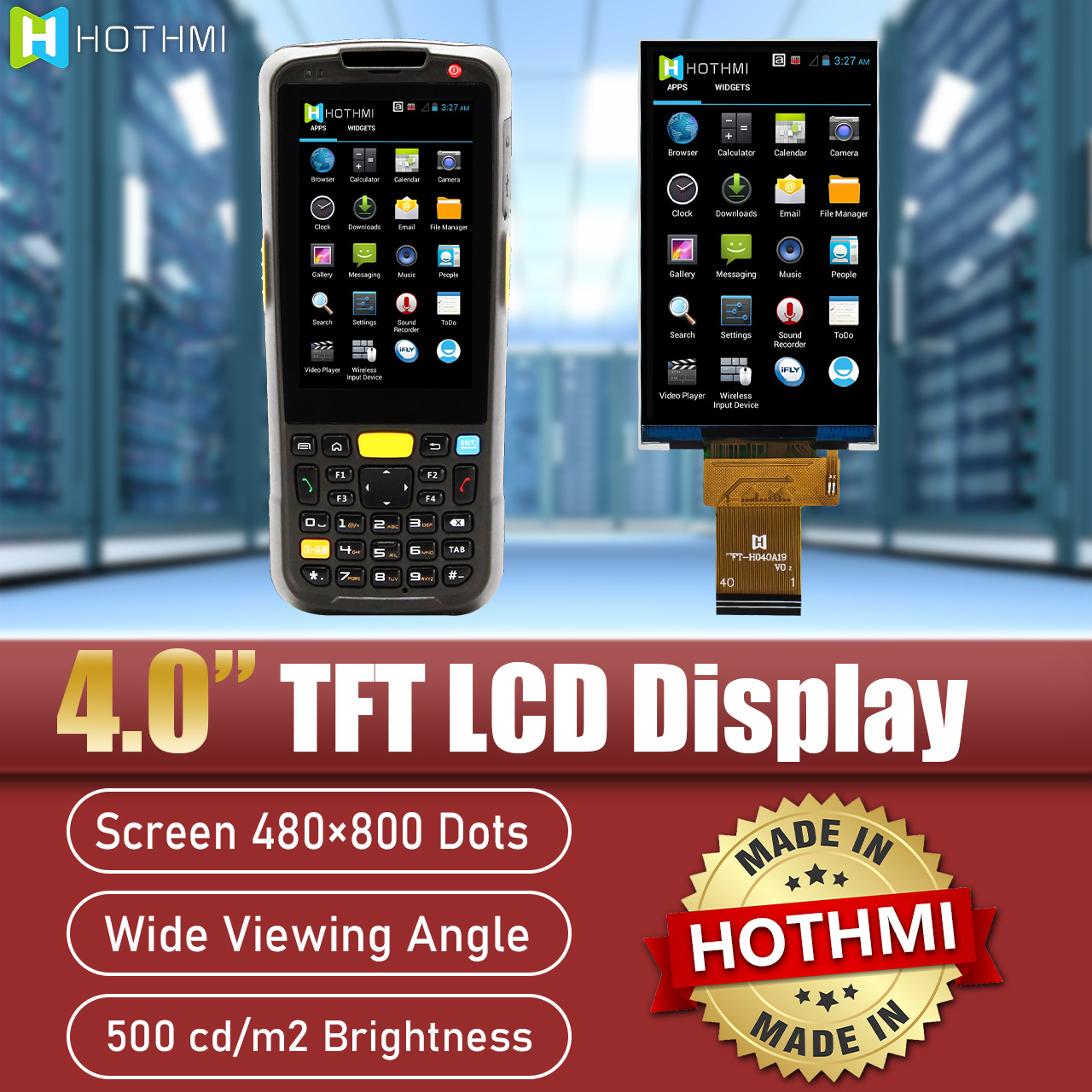 4 Inch 480x800 TFT LCD Display with ST7701S Controller