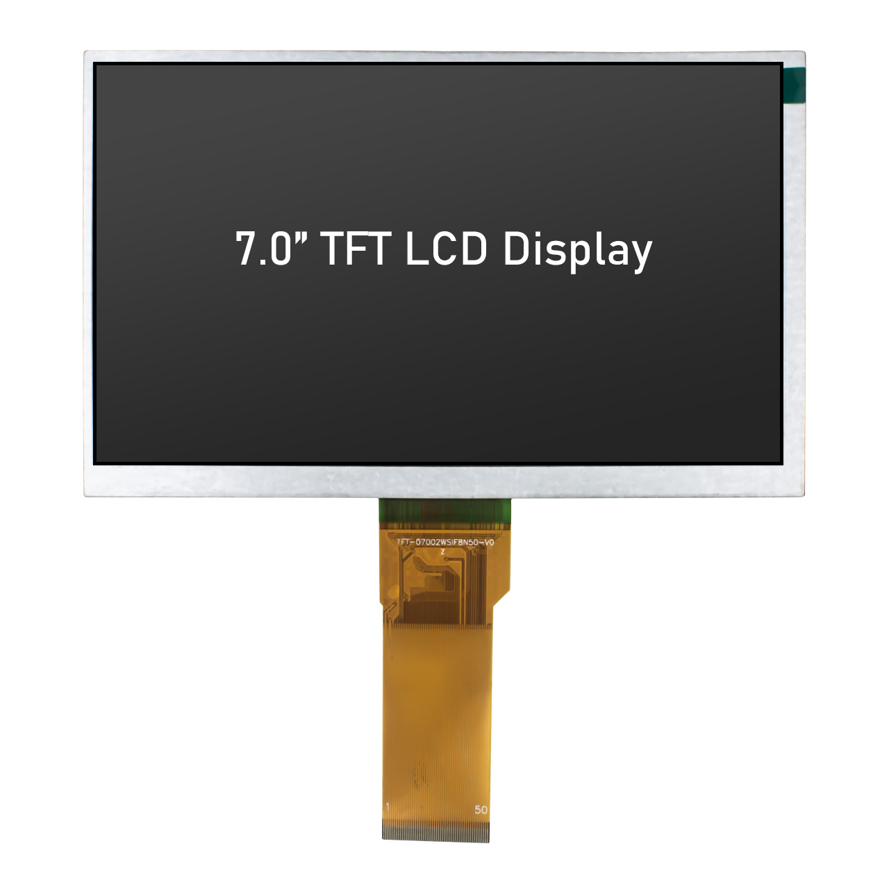 7 Inch TFT LCD with RGB Interface Sunlight Readable