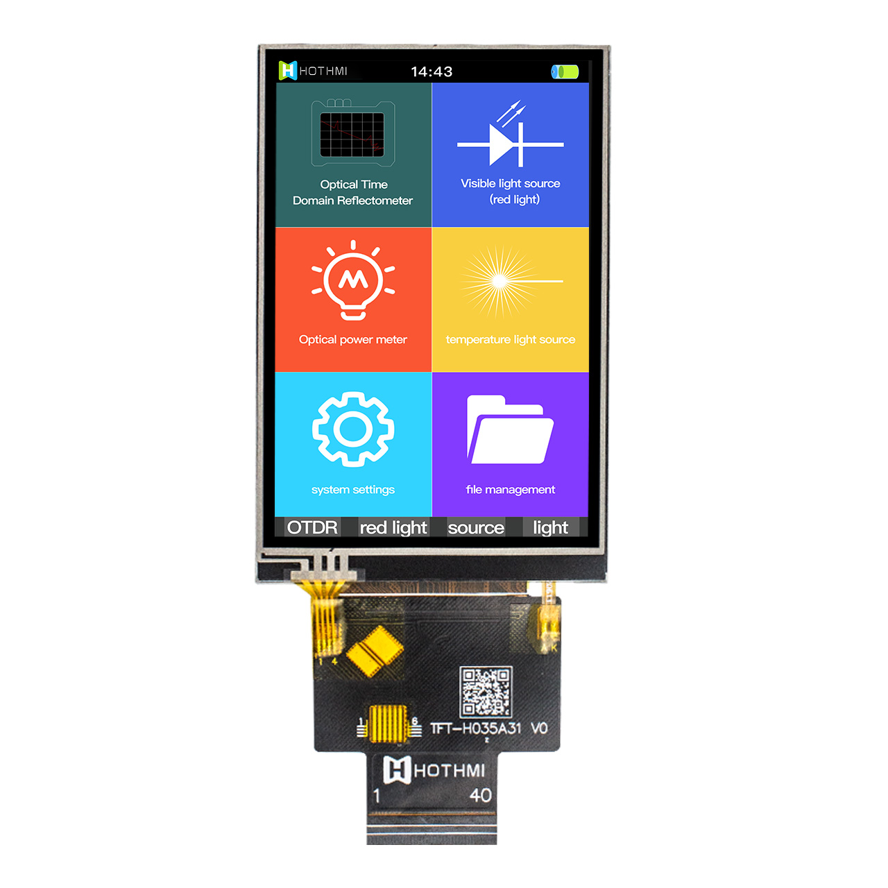 3.5 Inch TFT LCD Display with resistive touchscreen | ILI9488 Controller