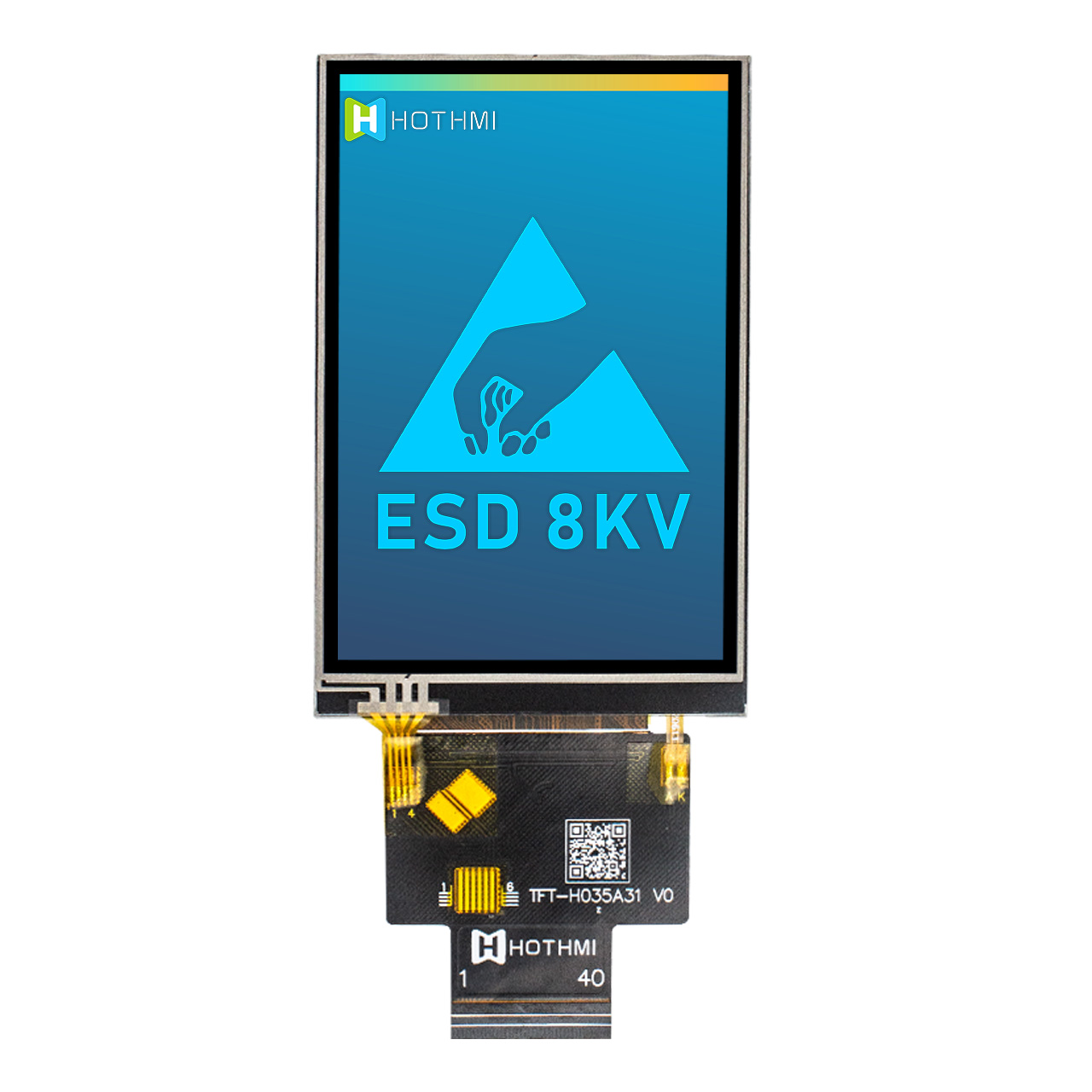 3.5 Inch TFT LCD Display with resistive touchscreen | ILI9488 Controller