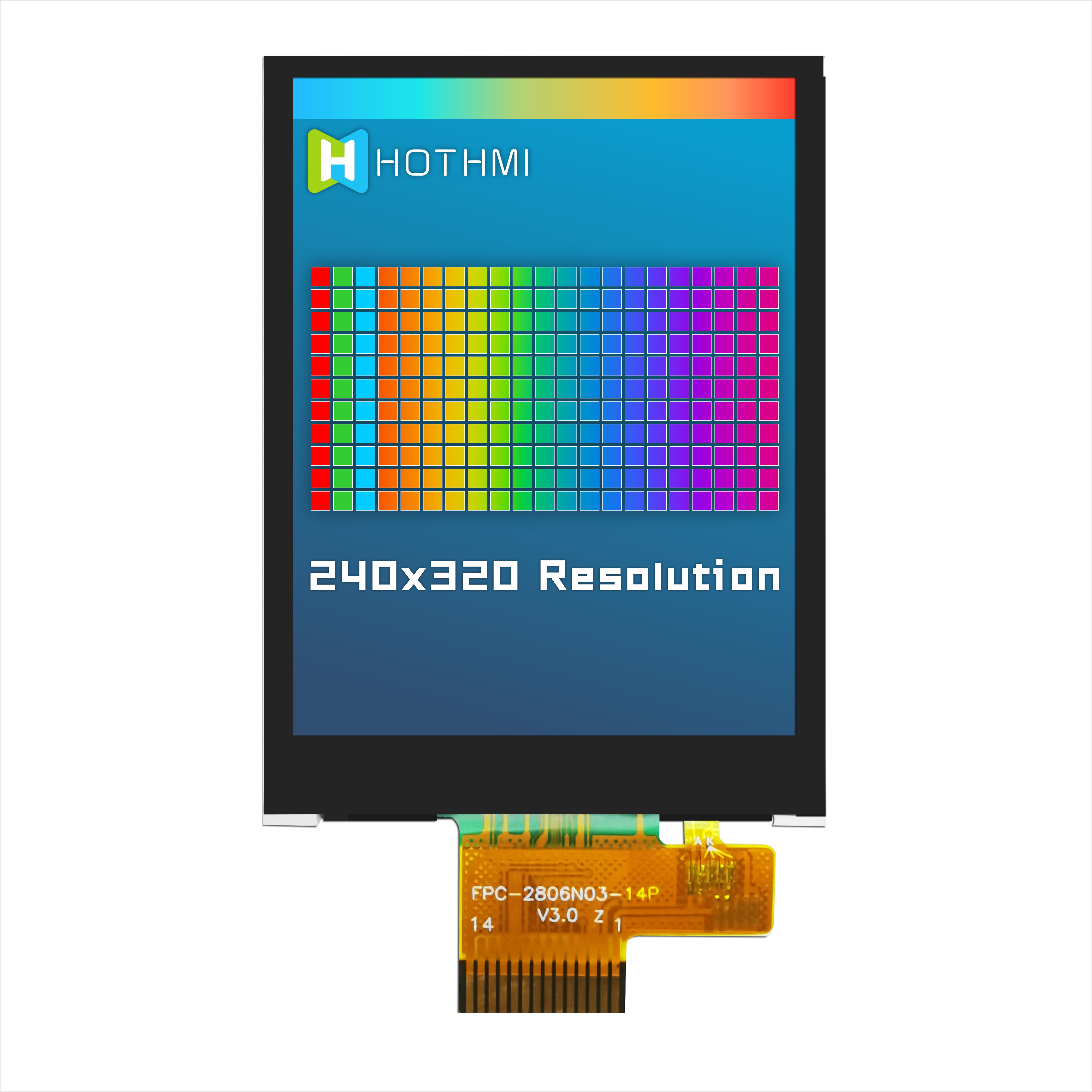 2.8-inch SPI TFT LCD Display For Industrial