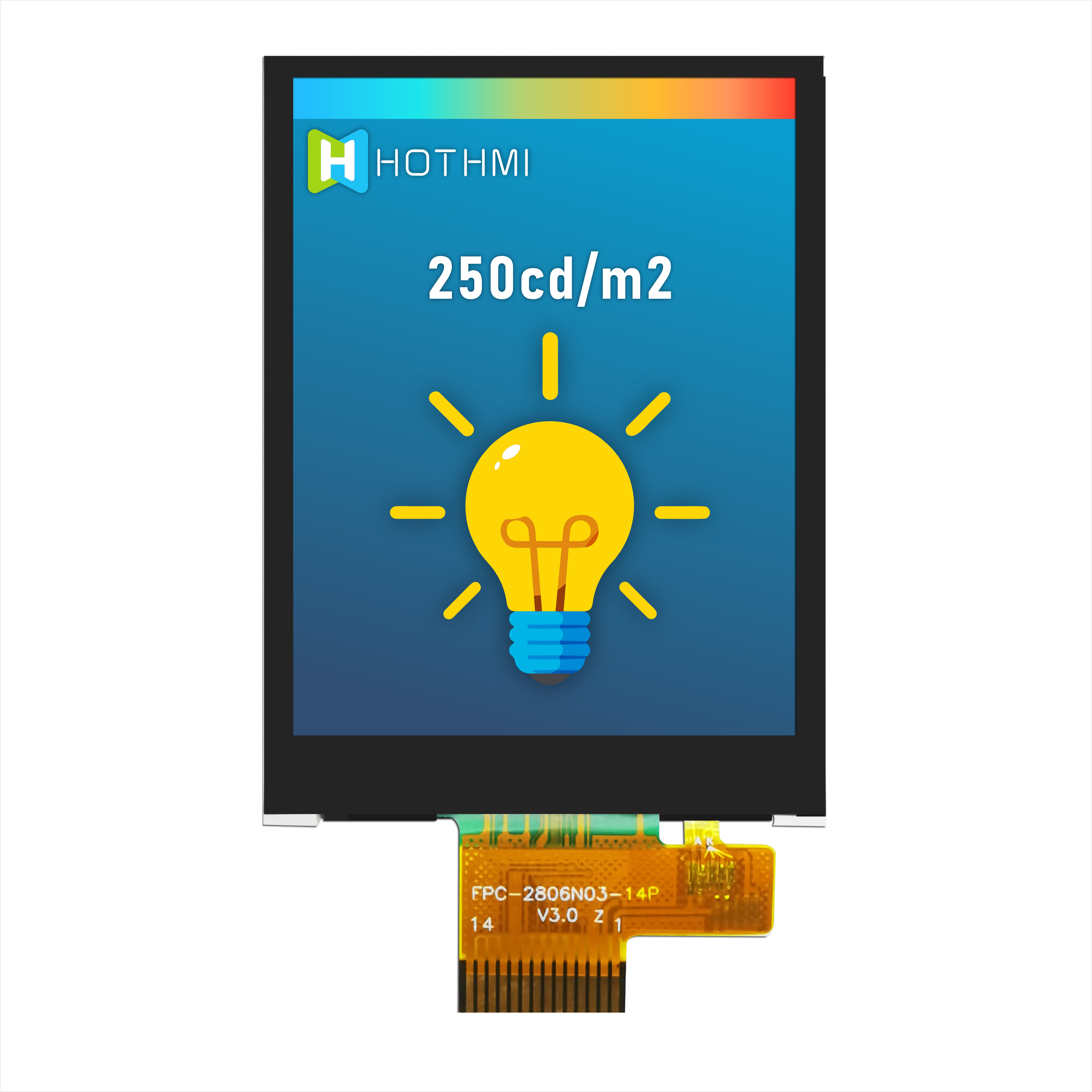 2.8-inch SPI TFT LCD Display For Industrial