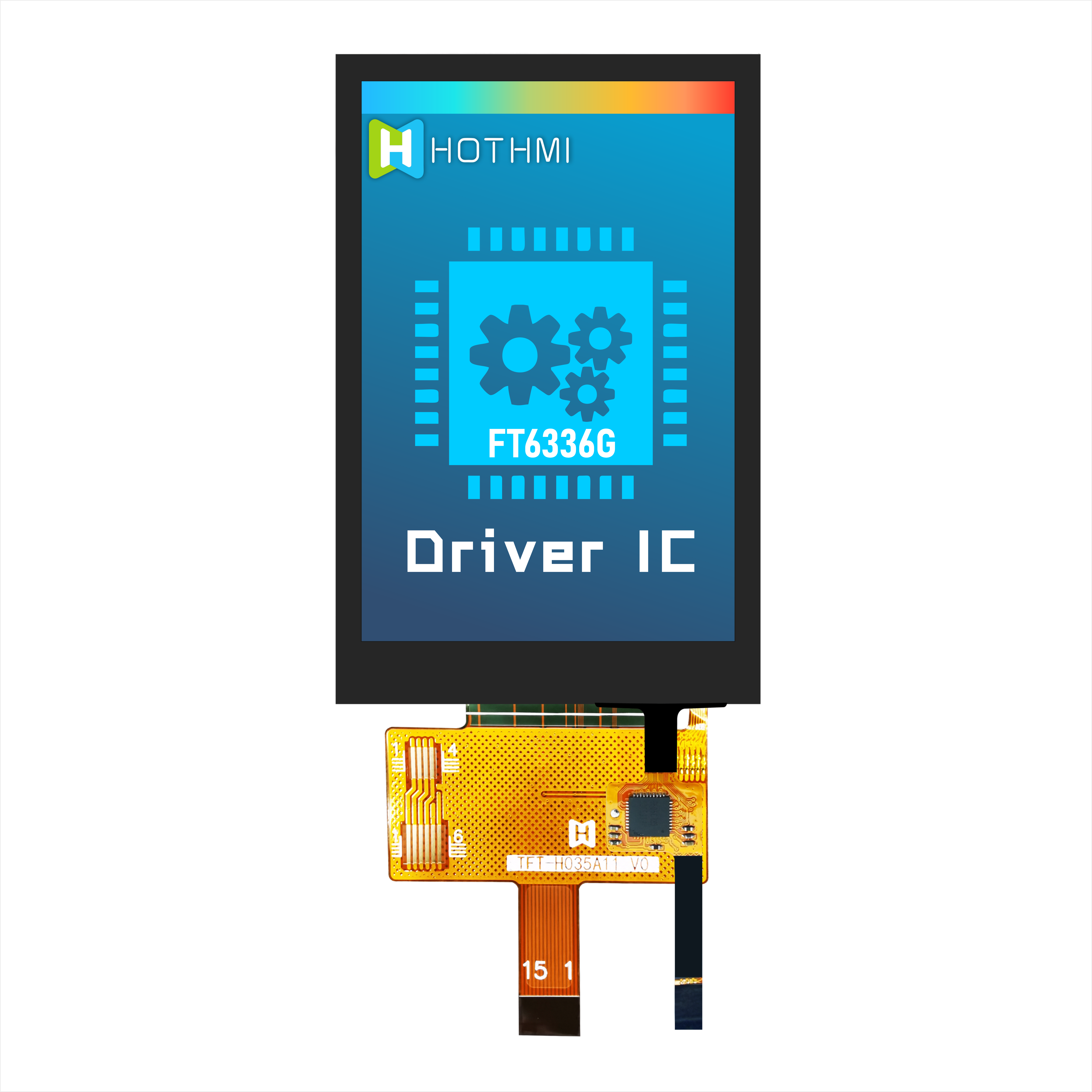 3.5 Inch Capacitive Touchscreen TFT LCD Display With ST7272