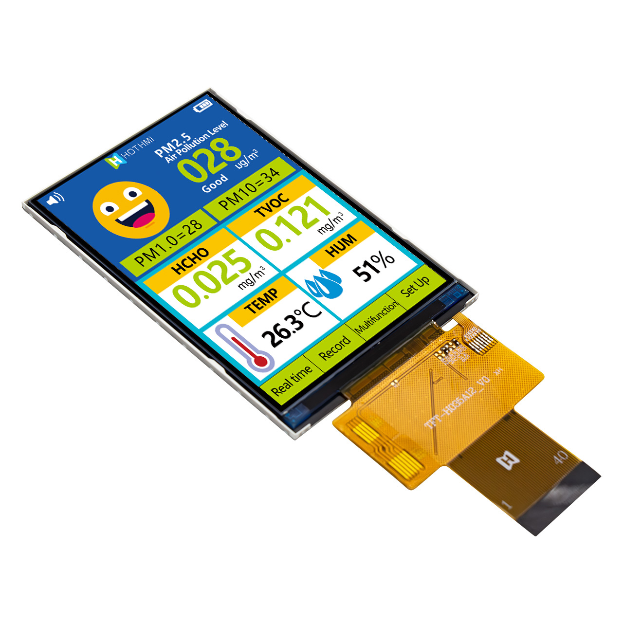 3.5 Inch TFT LCD Display Module | 320x480 Resolution With ST7796 Controller