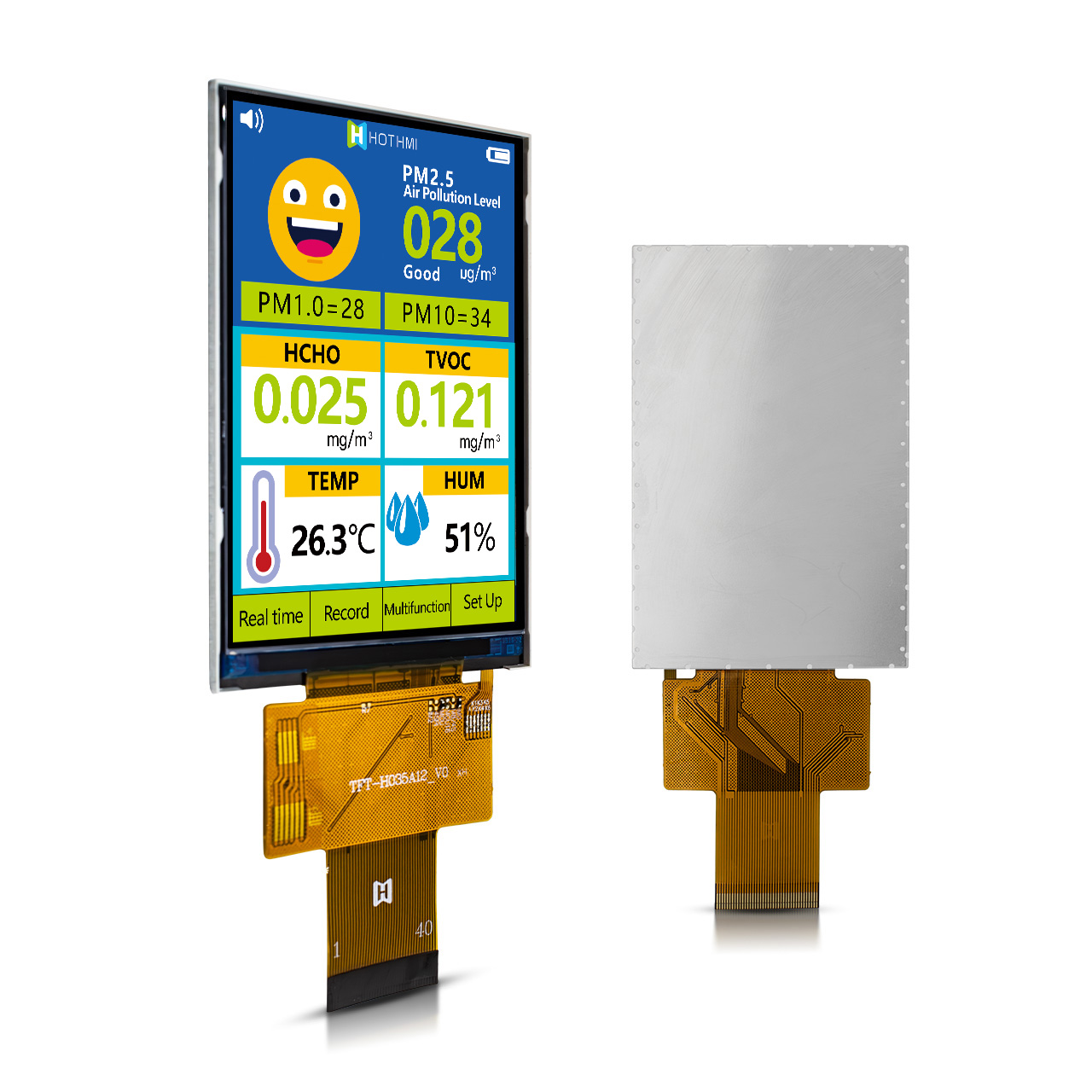 3.5 Inch TFT LCD Display Module | 320x480 Resolution With ST7796 Controller