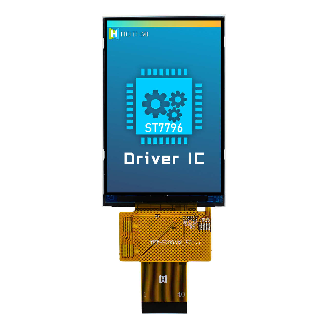 3.5 Inch TFT LCD Display Module | 320x480 Resolution With ST7796 Controller