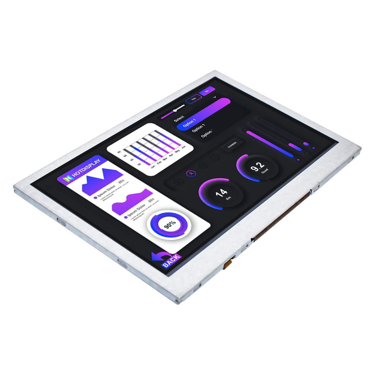 4.3 Inch Smart TFT Display | 800x480 resolution Sunlight Readable