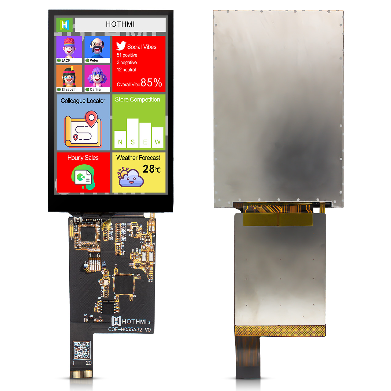 3.5" Touch Screen LCD Module | 320x480 Smart Display for Arduino