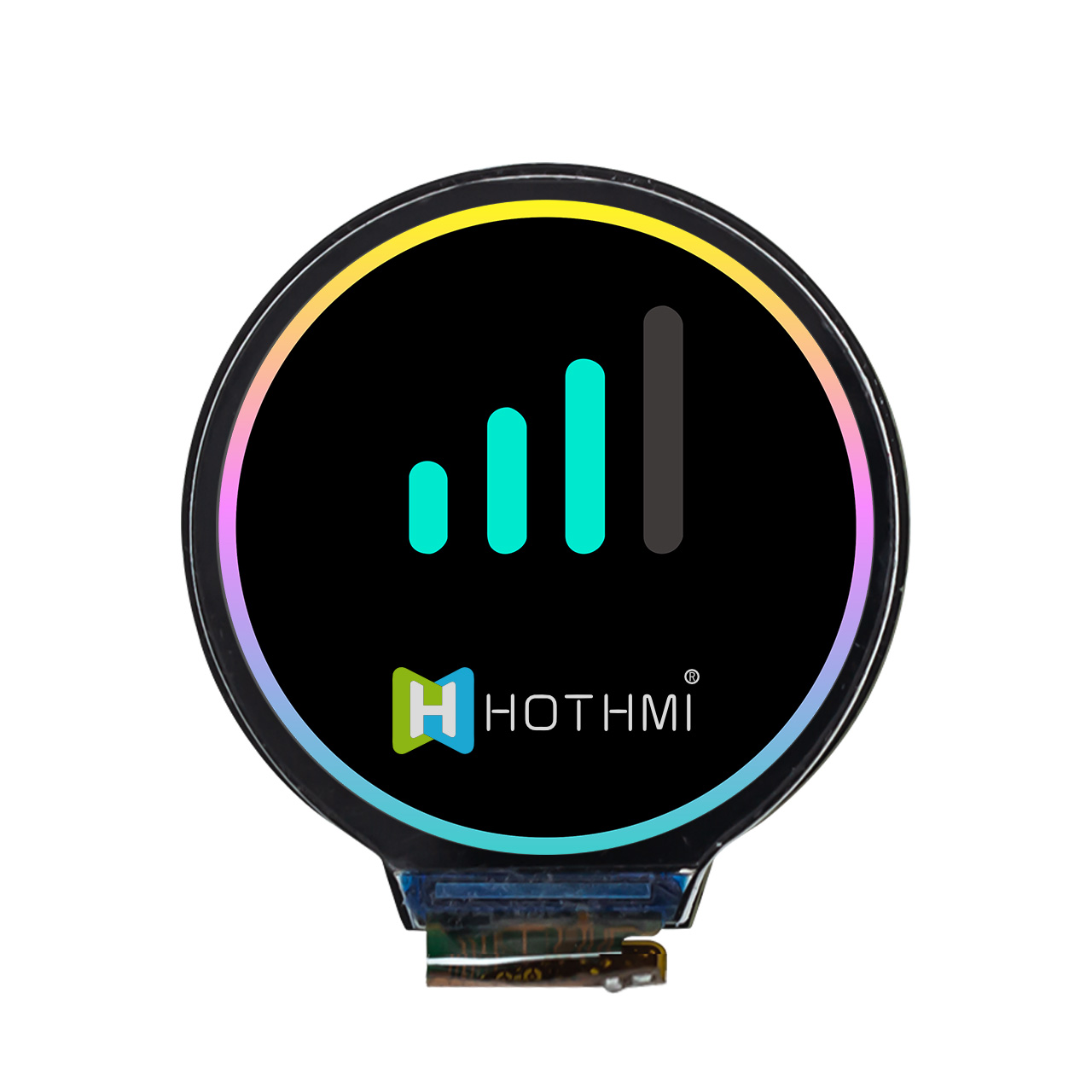 1.28 Inch Round IPS TFT LCD Display Module | 240x240 Resolution