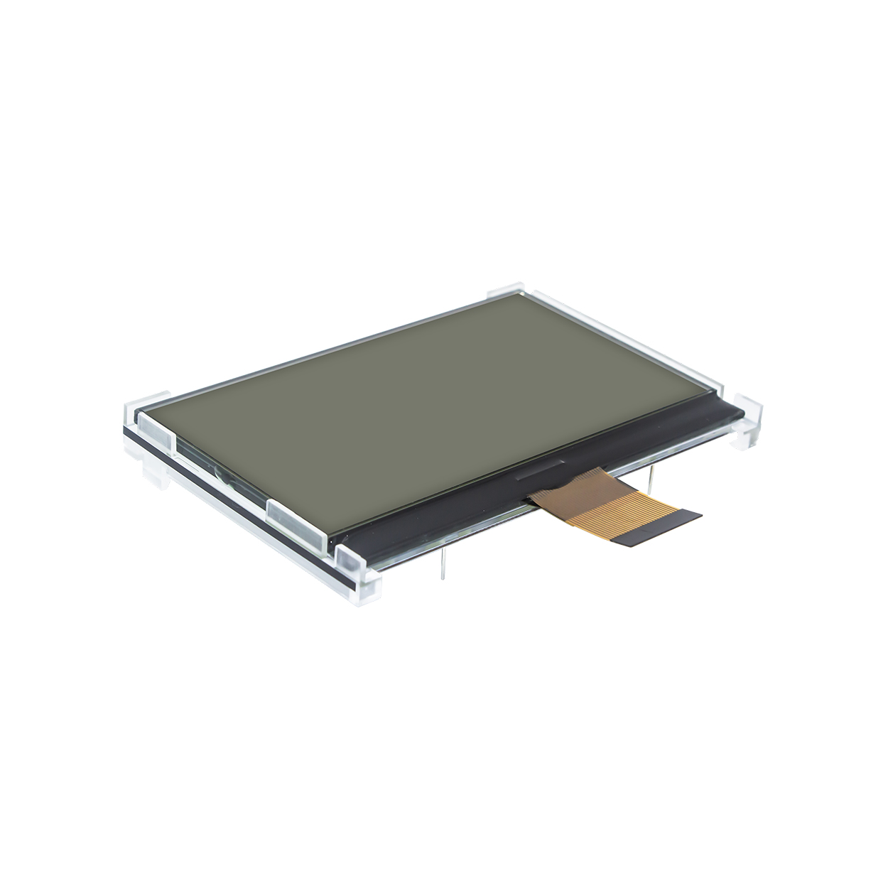 3.1 inch 128x64 white background gray text graphic COG LCD | FSTN+ display 3.3V