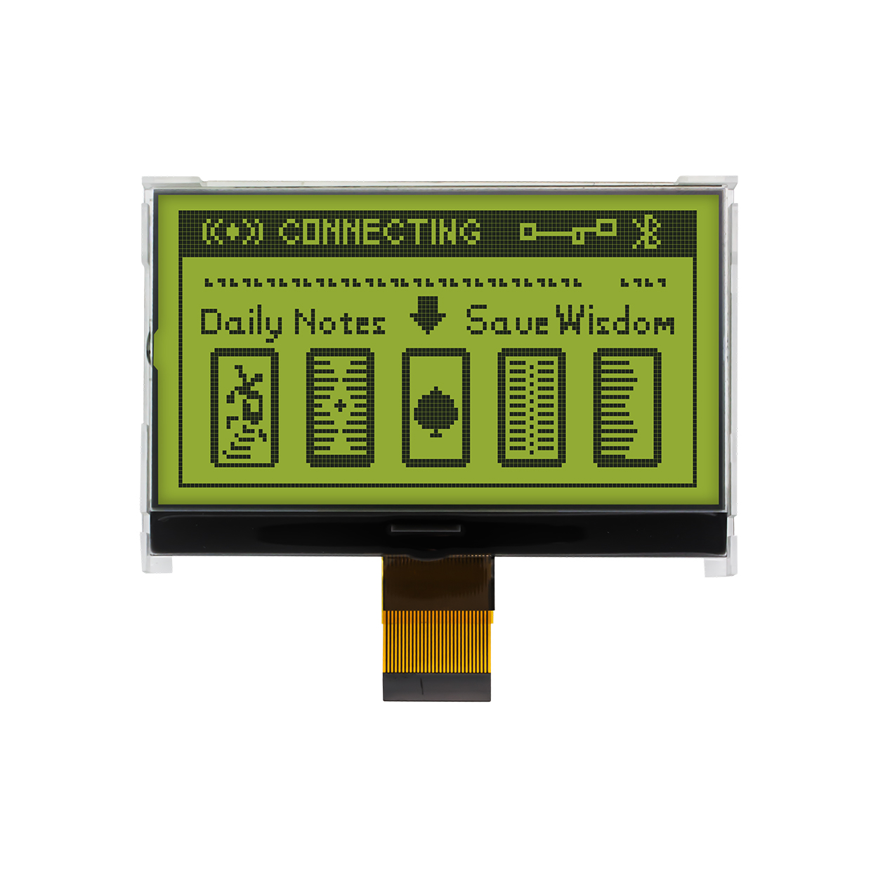 COG LCD Display | 128x64 STN+YG LCD Panel