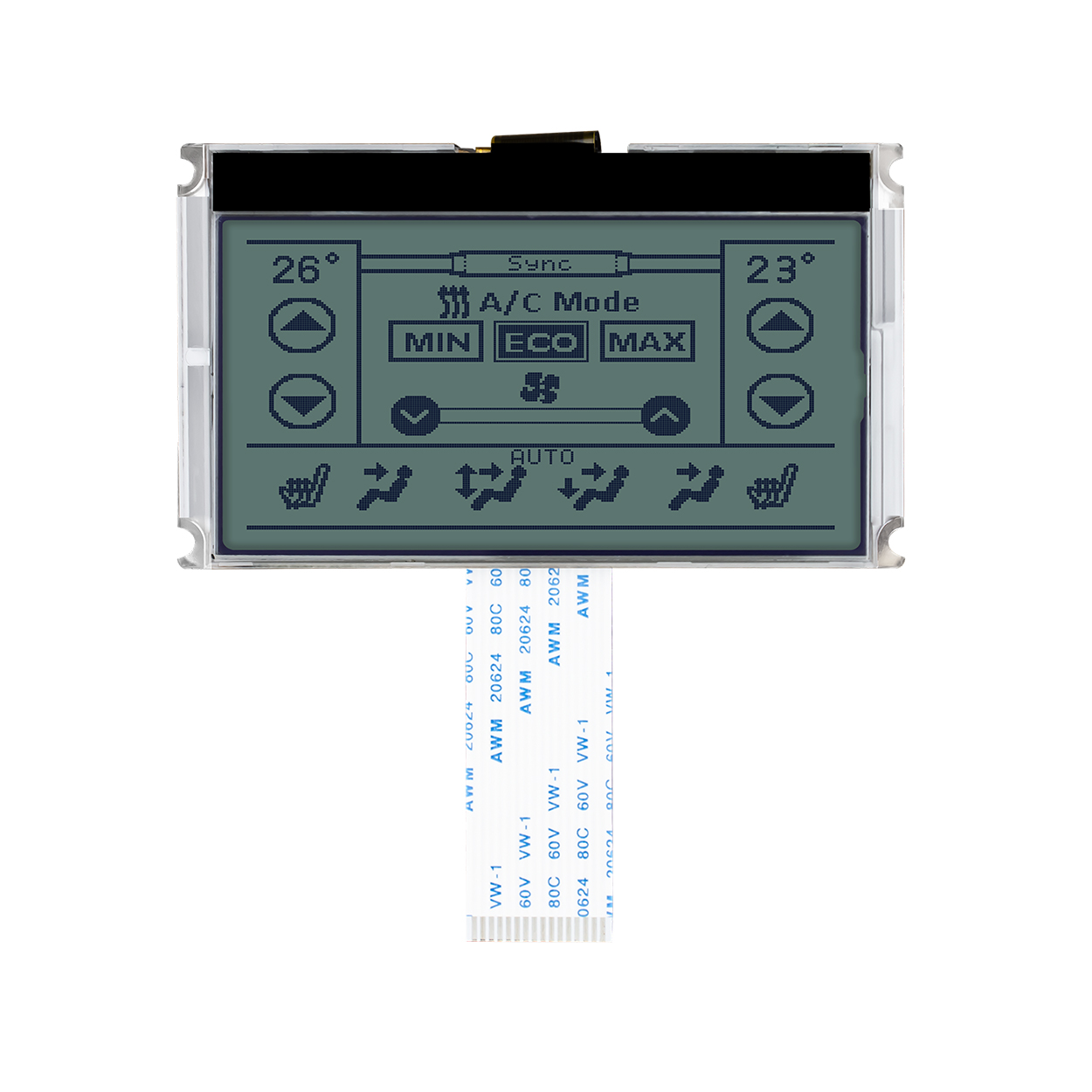 Graphic LCD Module | STN+ | 3.2" 240X120 Yellow-Green Backlight | UC1608 | MCU | Arduino | 3.3V
