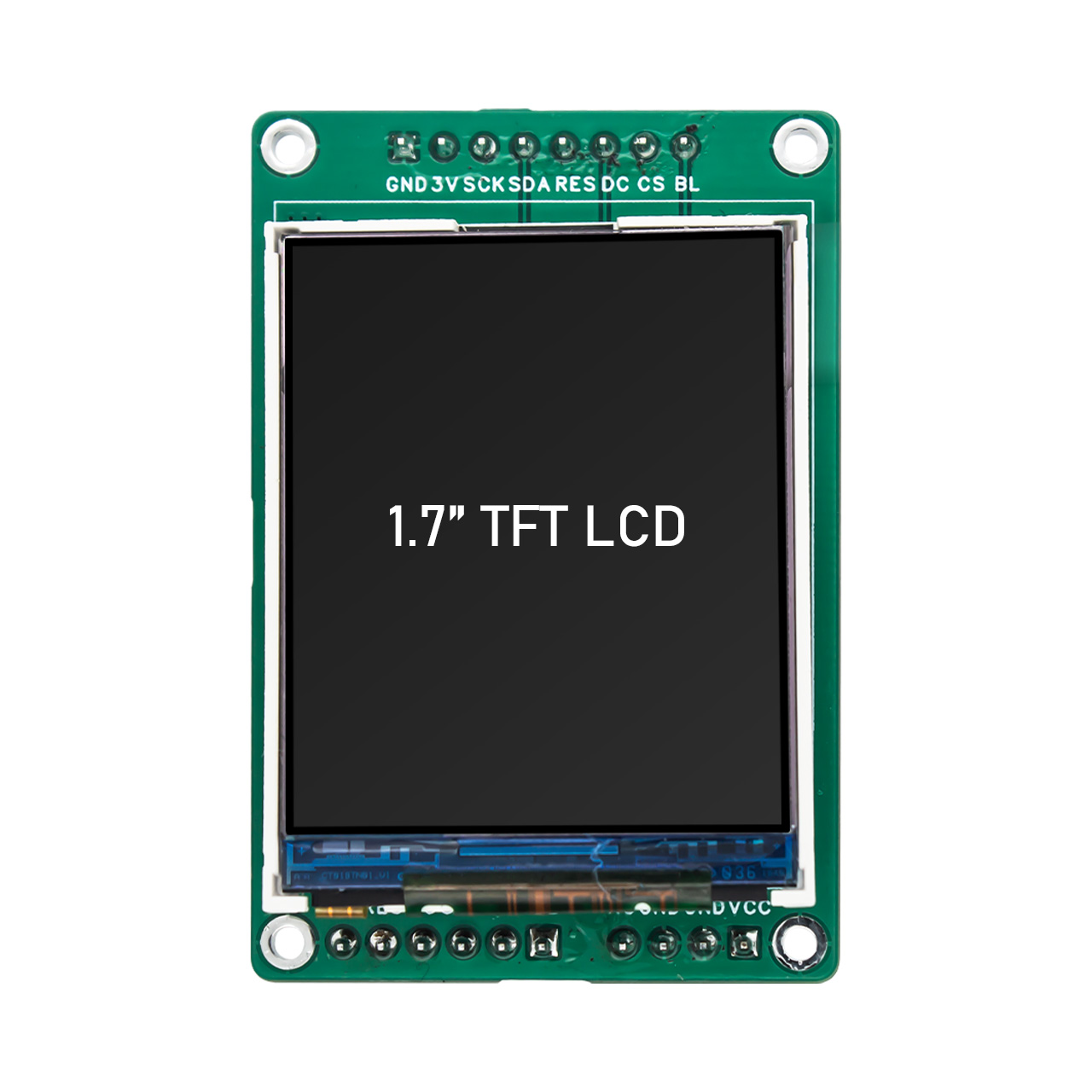 1.7 Inch TFT LCD Display Module with ST7735S Driver for Arduino, Raspberry Pi