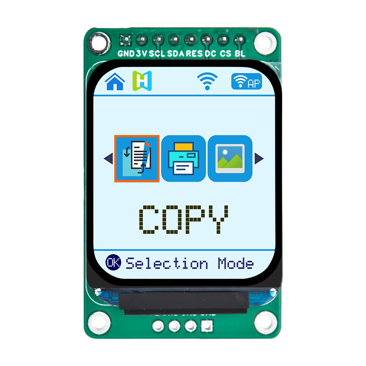 1.7 Inch 240x280 TFT LCD Module with ST7789 for Arduino