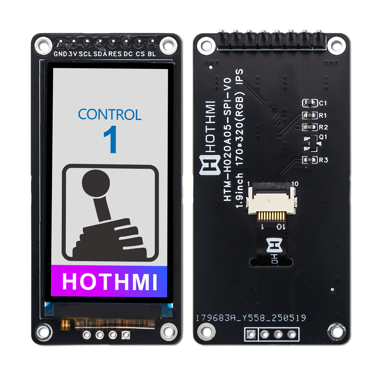 2.0 Inch IPS TFT LCD Display Module with ST7789 for Arduino