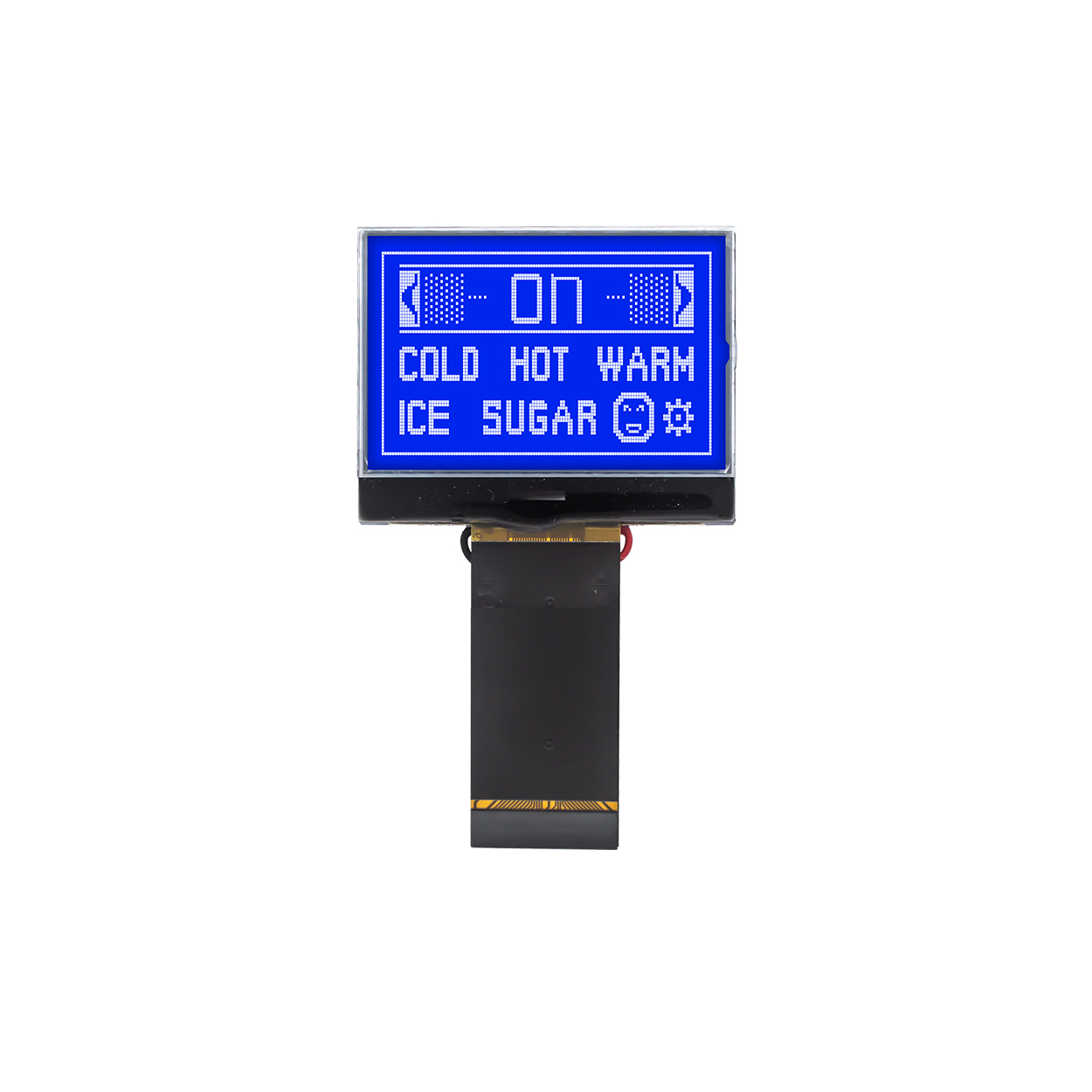 1.5 inch 128x64 COG LCD display module | STN(-) white on blue COG | ST7565R