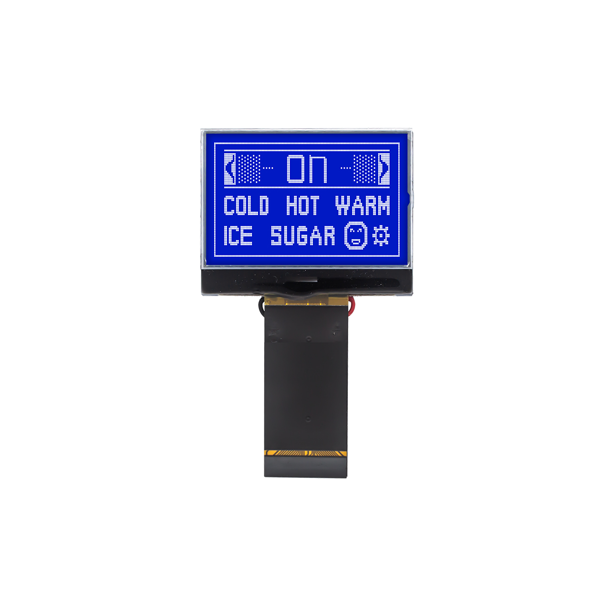 1.5 inch 128x64 COG LCD display module | STN(-) white on blue COG | ST7565R