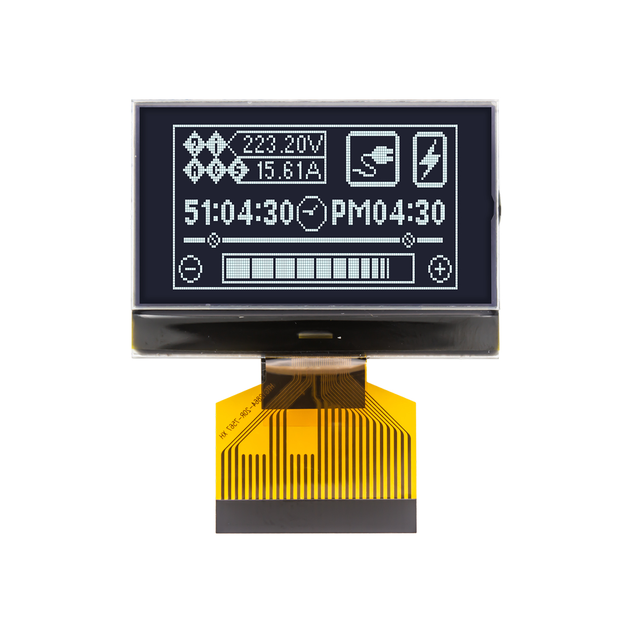 1.8 inch 128x64 DFSTN(-) GraphicCOG with ST7567 Controller