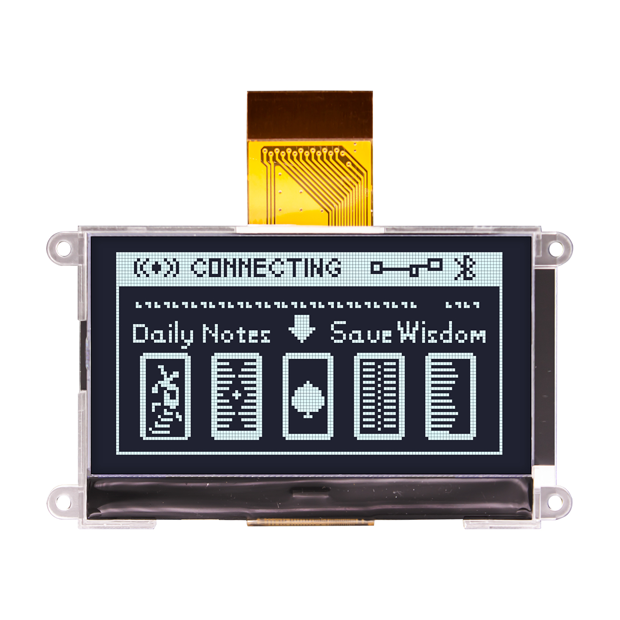 2.8 inch DFSTN(-)COG Display with ST7565R for Arfuino