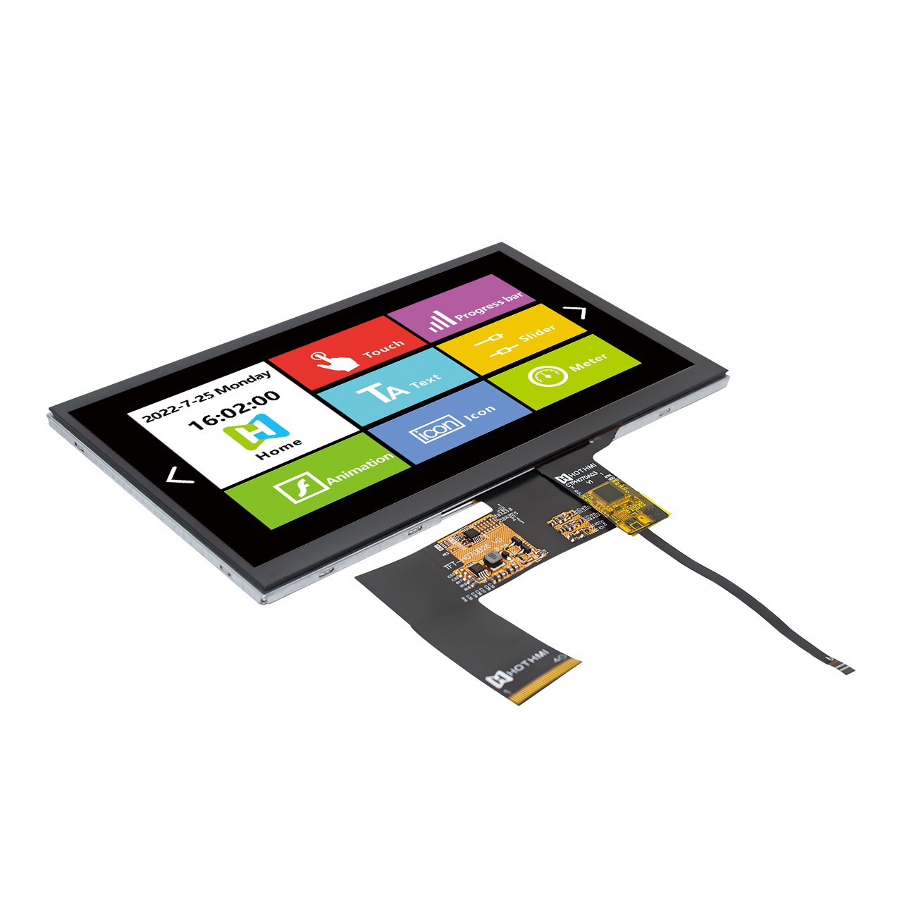 7.0 Inch TFT LCD Display | 1024x600 Capacitive Touch | RGB High Brightness