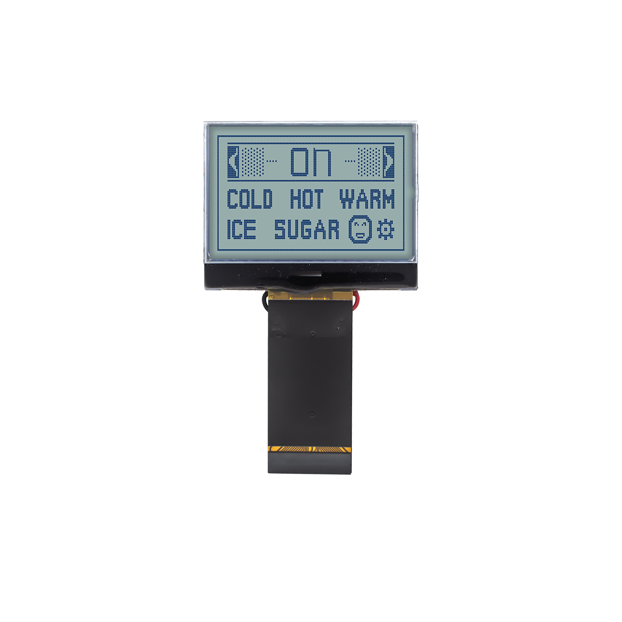 1.7" 128X64 Graphic COG LCD Module | MCU Interface | STN+ | Blue on Gray | 3.3v | ST7565R | Arduino