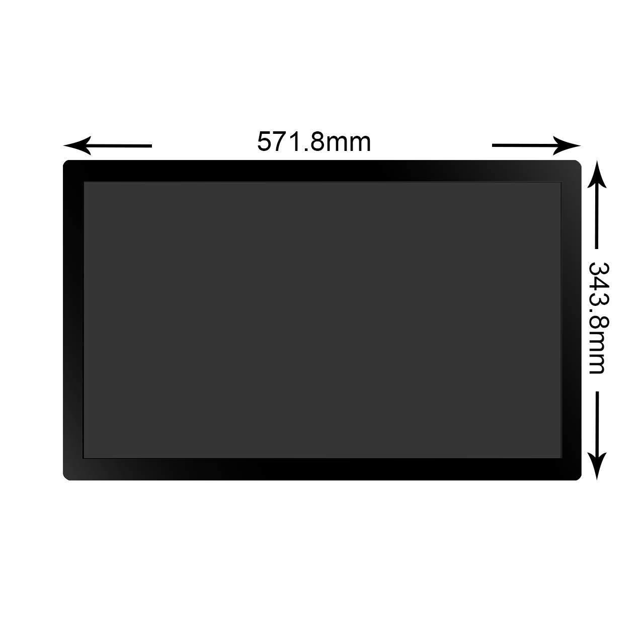 23.8 inch 1920x1080 capacitive touch TFT display module