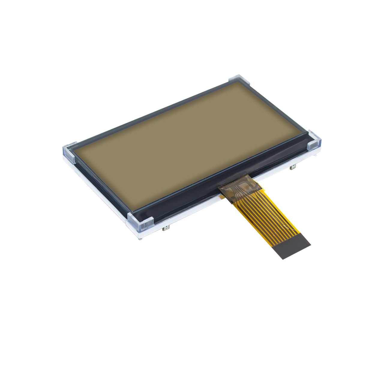 2.8" 128X64 Graphic COG LCD Module | SPI | FSTN(+) | Gray Text on White Background | ST7567