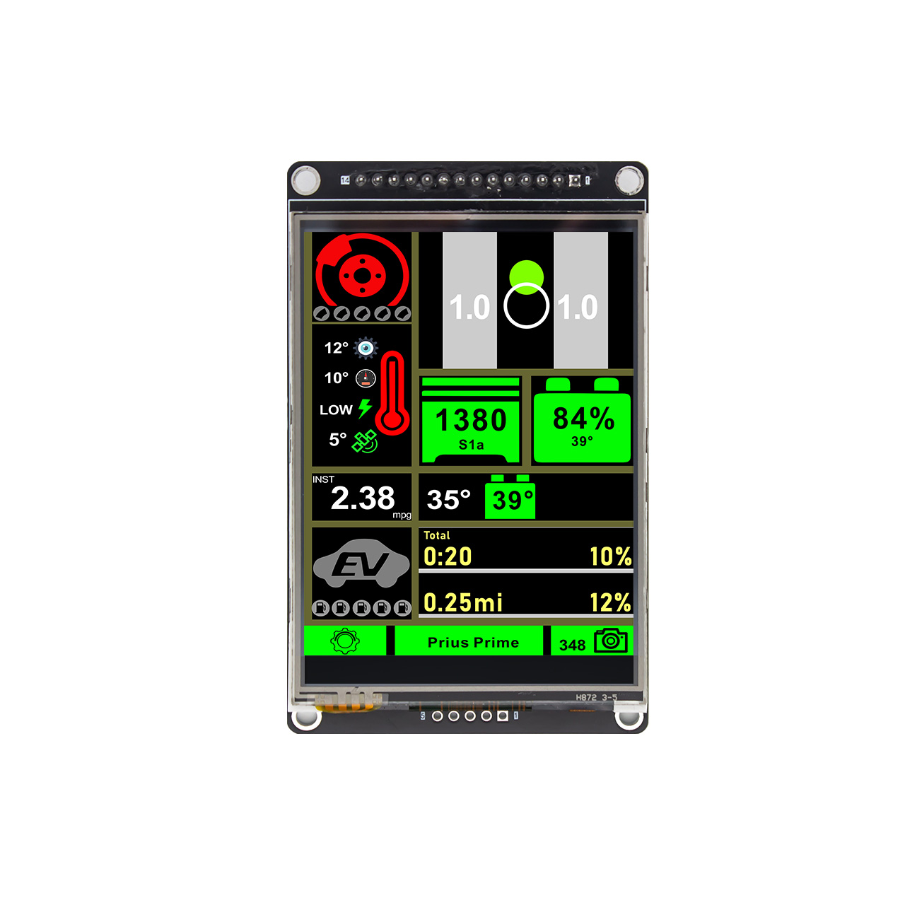 3.2" IPS TFT LCD Display Module | SPI Interface With ST7789 With resistive touch