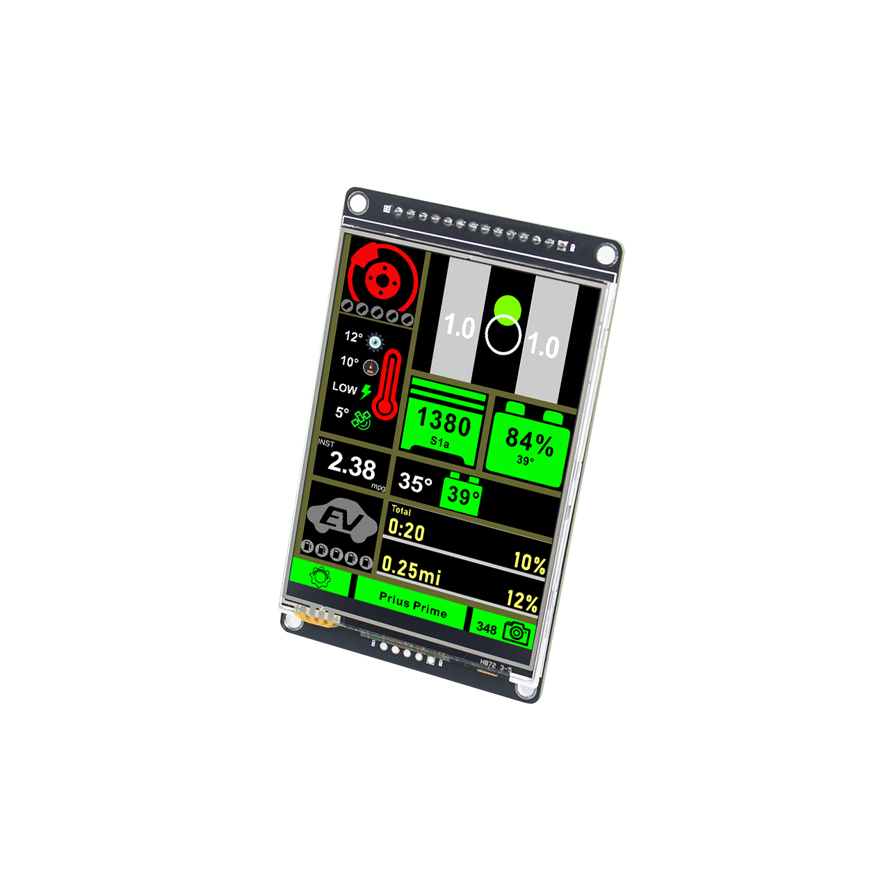 3.2" IPS TFT LCD Display Module | SPI Interface With ST7789 With resistive touch