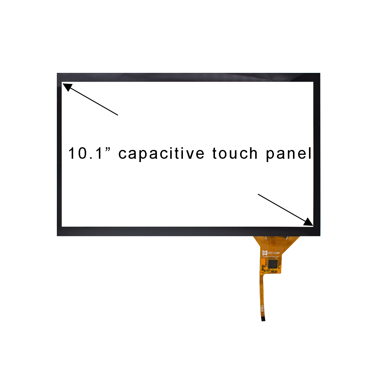 10.1" Capacitive Touchscreen With HY4635-N068 Controller 