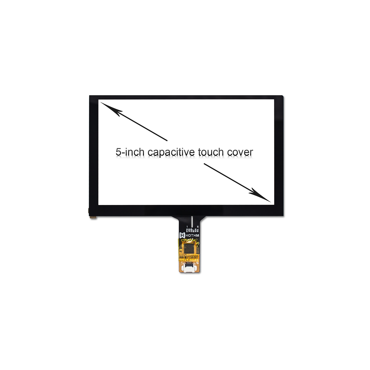 5.0 inch aTouch Capacitive Touch Panel with GT911 Controller and I2C Interface