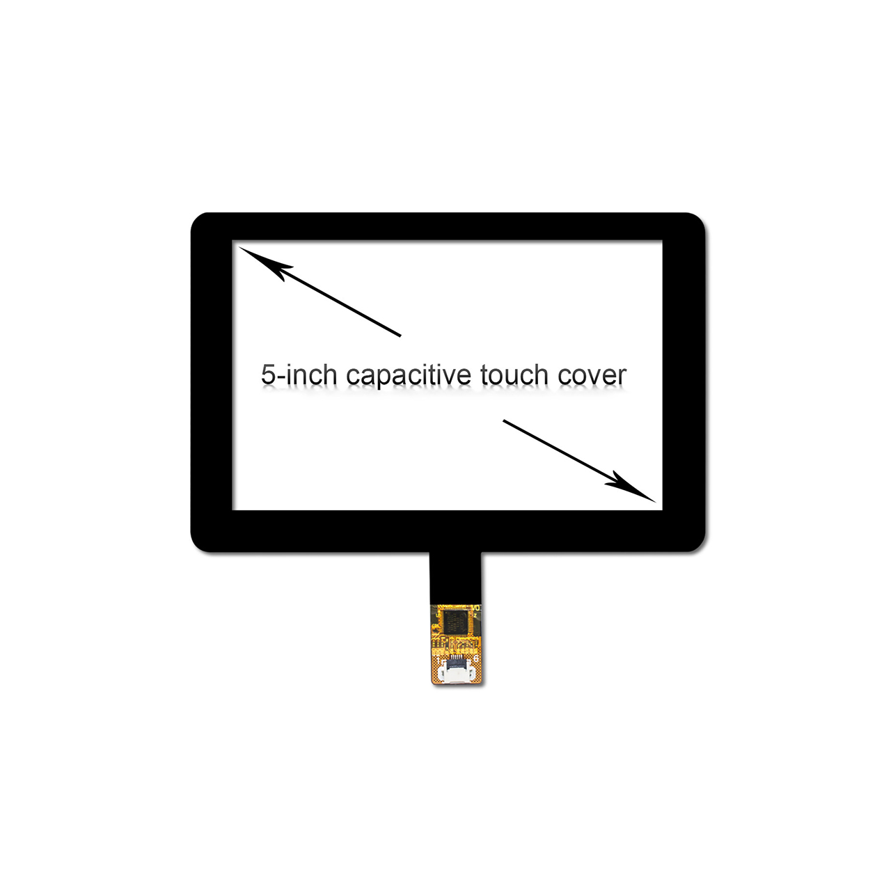 5.0 inch CTP-UXTouch  with Controller GT911 and I2C Interface