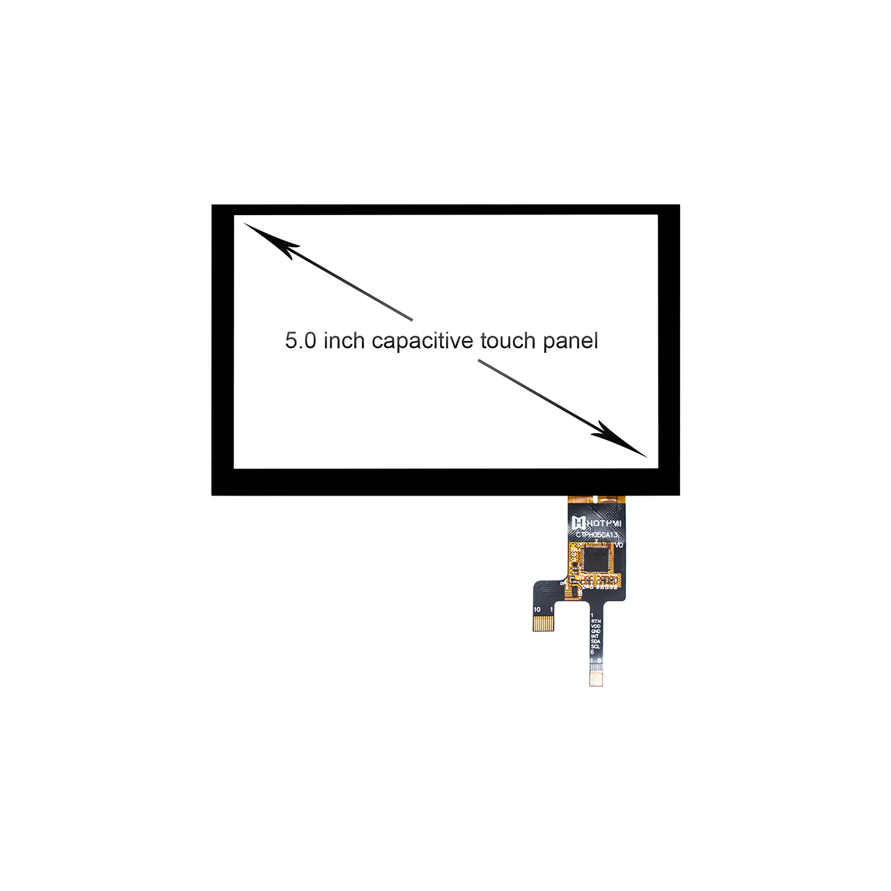 5.0 inch Capacitive PCAP with I2C GT911 Controller 