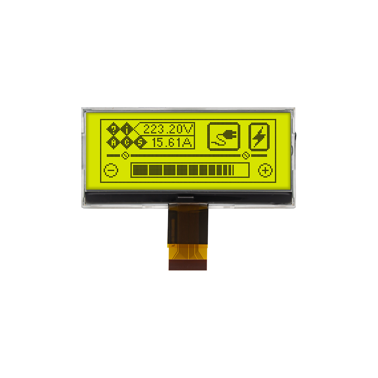 Graphic Dot Matrix COG3.1" 128X48 | STN+ | Display with Yellow-Green Backlight | MCU | ST7565R | Arduino