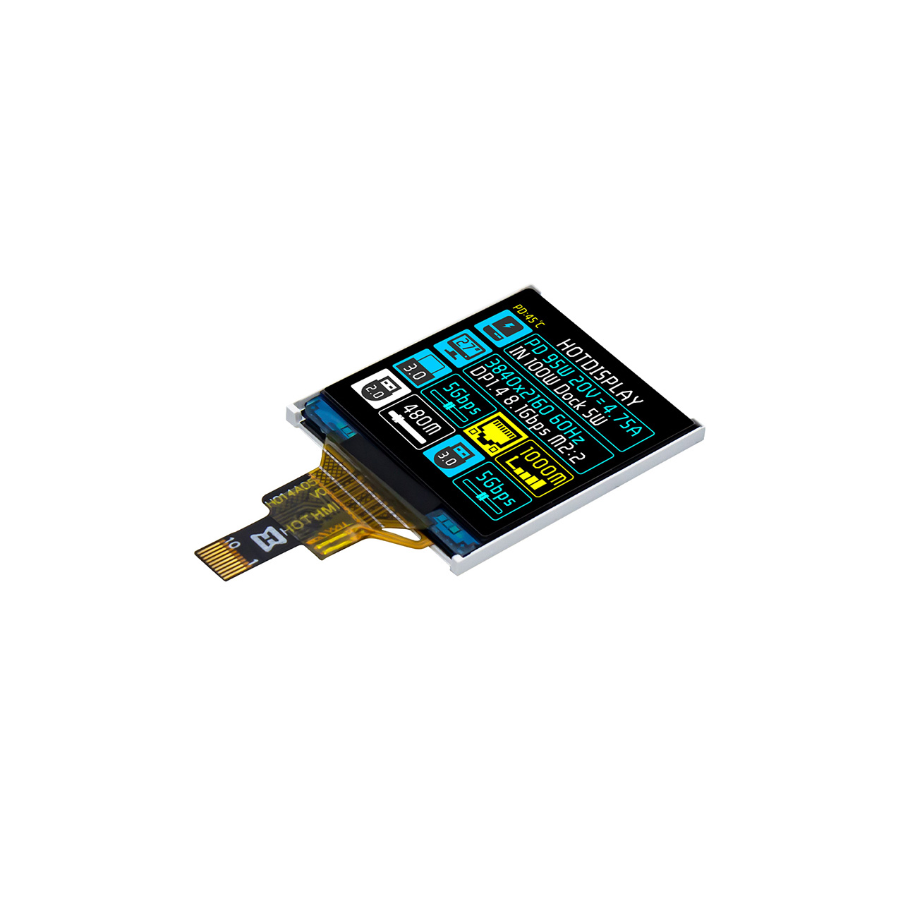 1.4 Inch TFT LCD Display Module | 240x240 Square Screen for Smartwatch